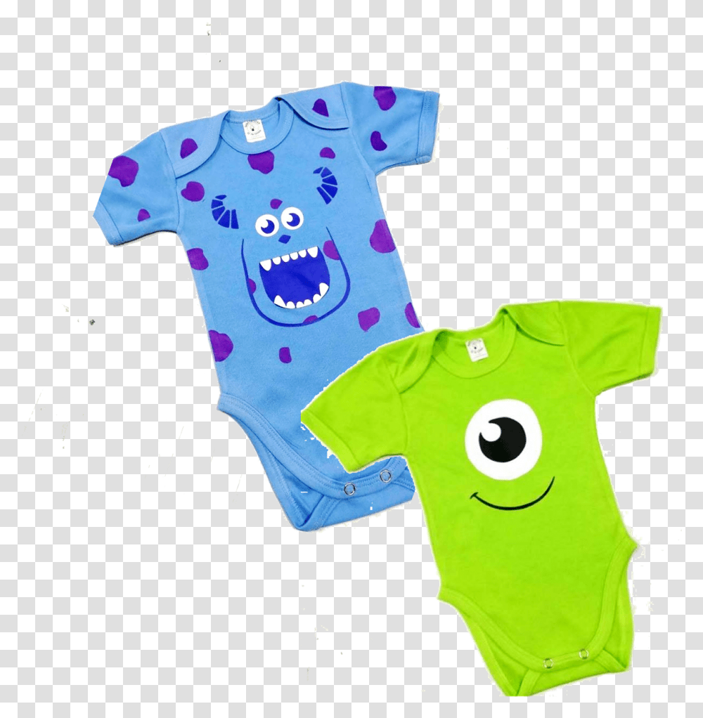 Bodys Para Bebe Monster Inc Cartoon, Apparel, Shirt, Jersey Transparent Png