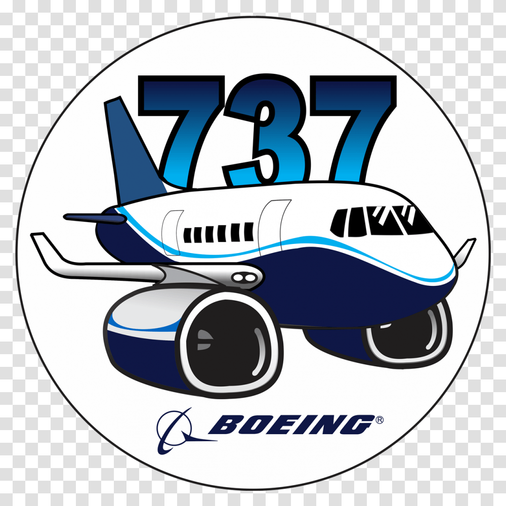 Boeing 737 Clipart Boeing Sticker, Transportation, Airplane, Aircraft, Vehicle Transparent Png