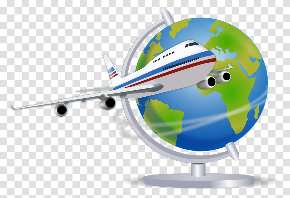 Boeing 747 Avin De Pasajeros Avin Tourim Airplane Clipart Travel, Aircraft, Vehicle, Transportation, Outer Space Transparent Png