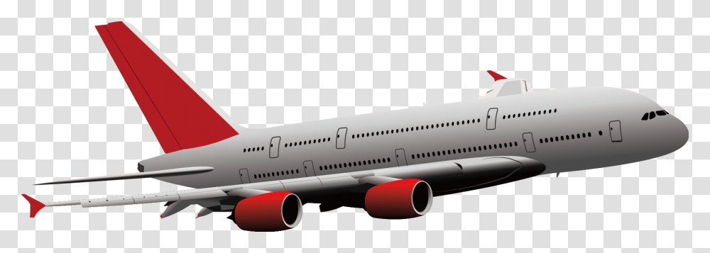 Boeing Airplane Aircraft Flight Red Aeroplane Vector, Vehicle, Transportation, Airliner, Jet Transparent Png