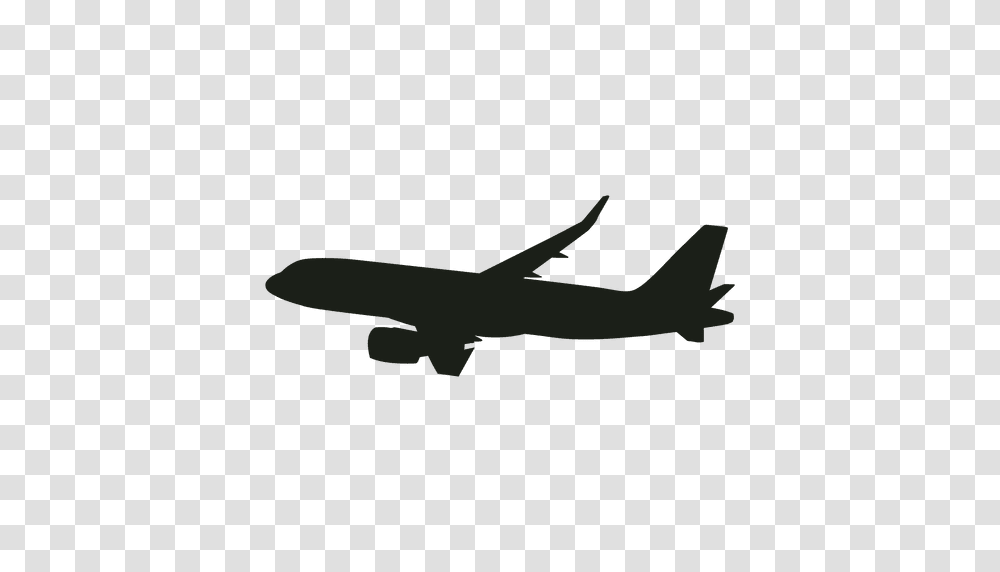 Boeing Airplane In Flight Silhouette, Aircraft, Vehicle, Transportation, Jet Transparent Png