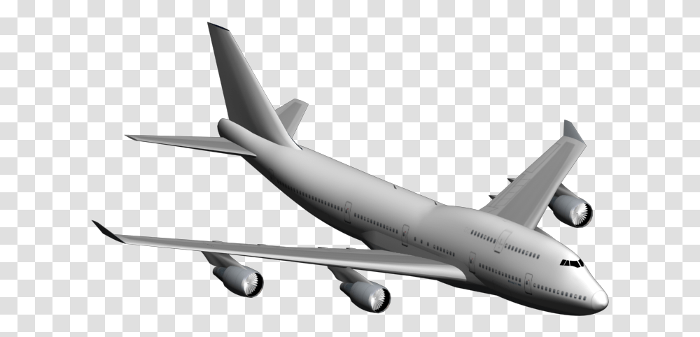 Boeing Image 747, Airplane, Aircraft, Vehicle, Transportation Transparent Png