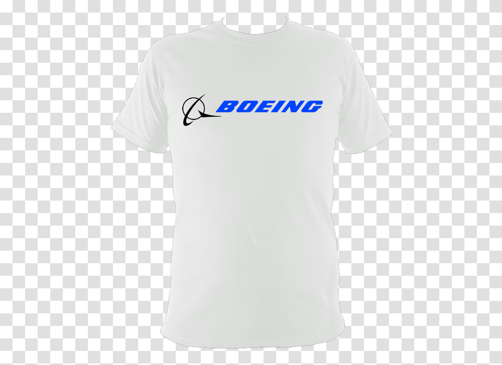 Boeing Logo T, Clothing, Apparel, T-Shirt, Person Transparent Png