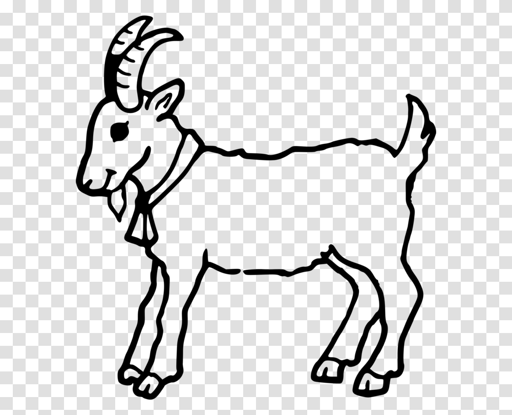 Boer Goat Coloring Book Cute Colouring Anglo Nubian Goat Child, Gray Transparent Png