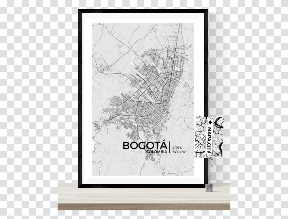 Bogota Poster, Map, Diagram, Plot Transparent Png