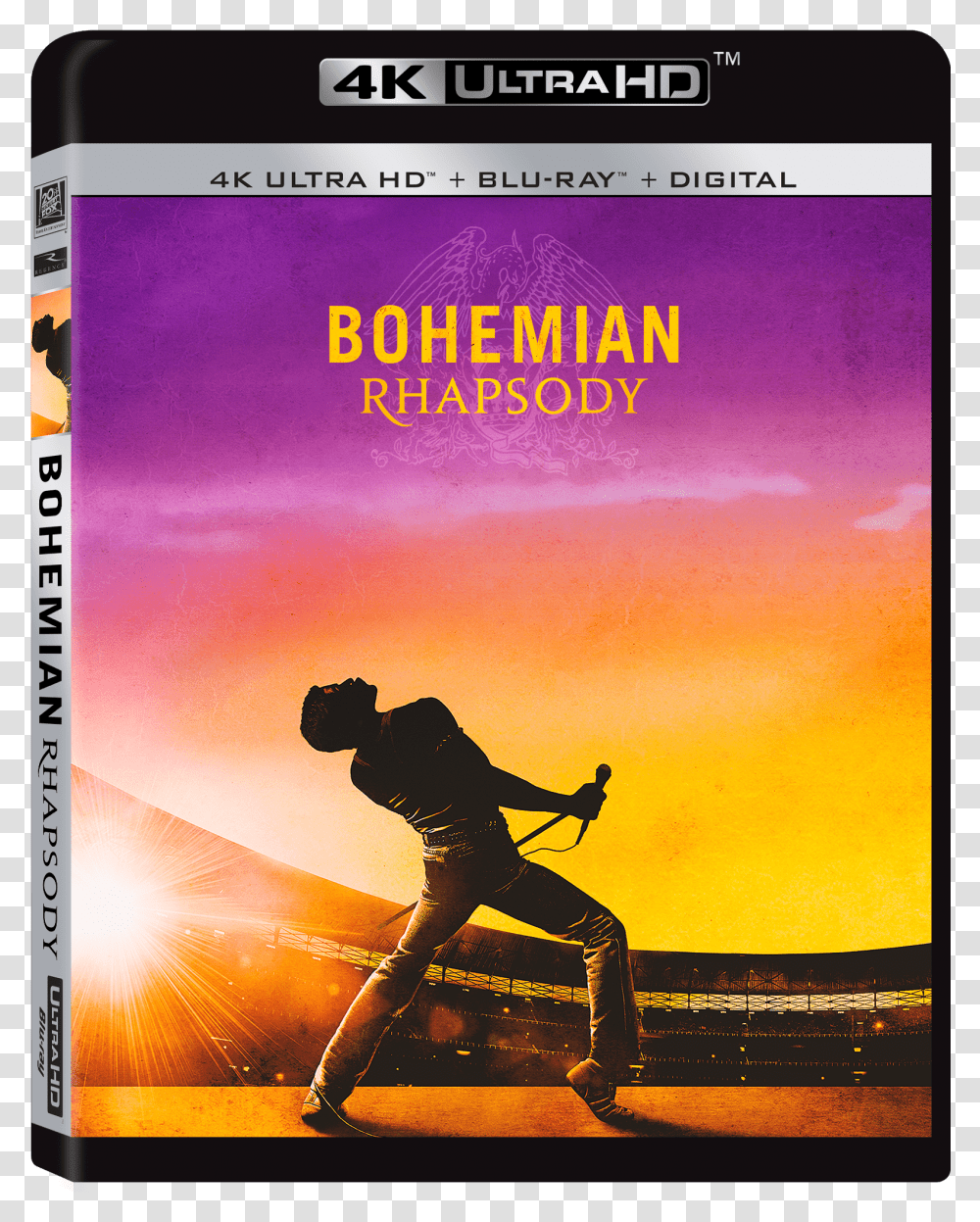 Bohemian Rhapsody 4k Ultra Hd Combo Pack Cover Bohemian Rhapsody 4k, Person, Human, Vehicle Transparent Png