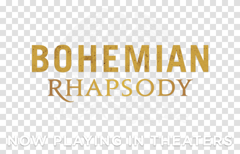 Bohemian Rhapsody Movie Logo, Poster, Advertisement Transparent Png