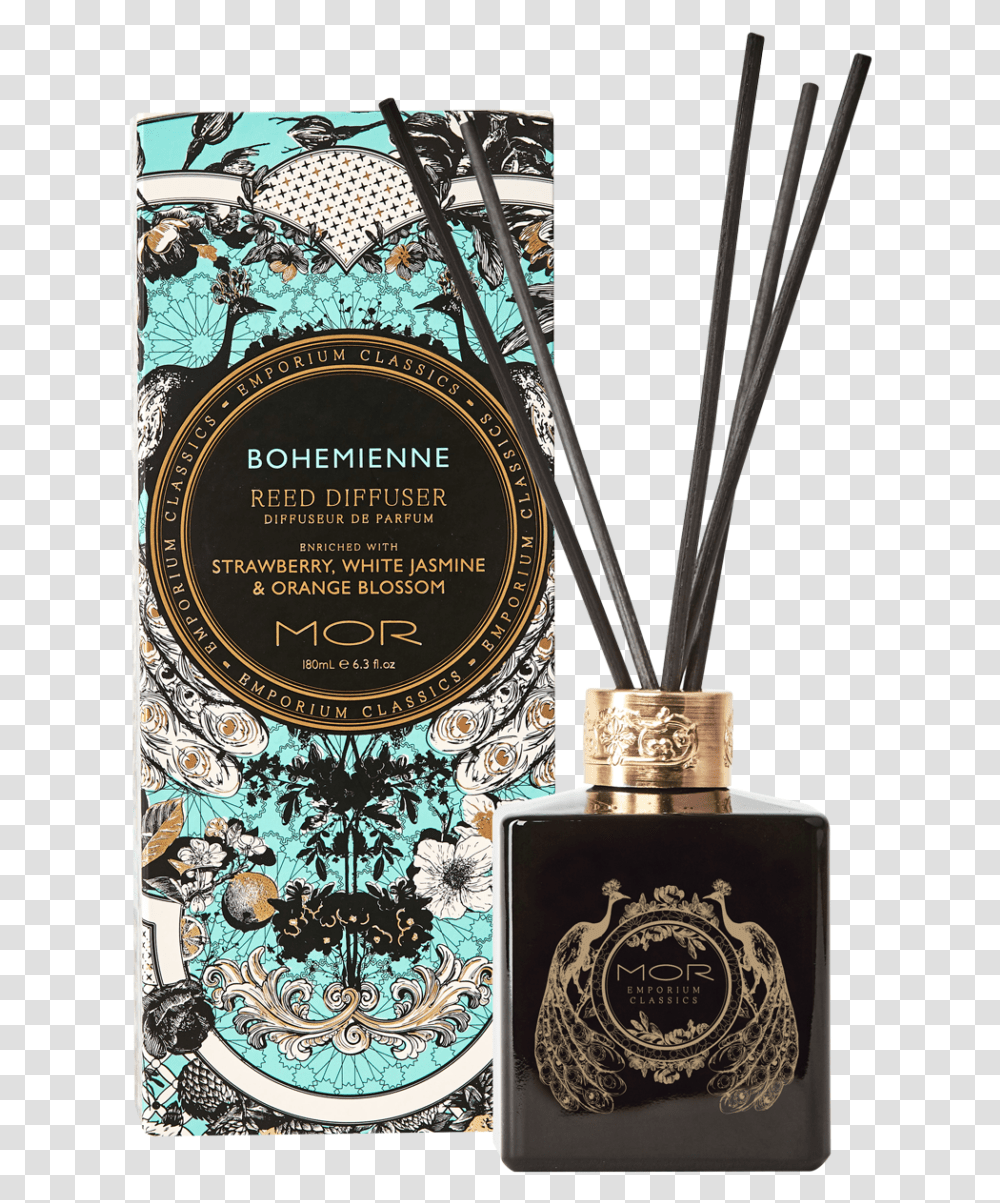 Bohemienne Reed Diffuser Group Mor, Bottle, Trophy, Cosmetics, Perfume Transparent Png