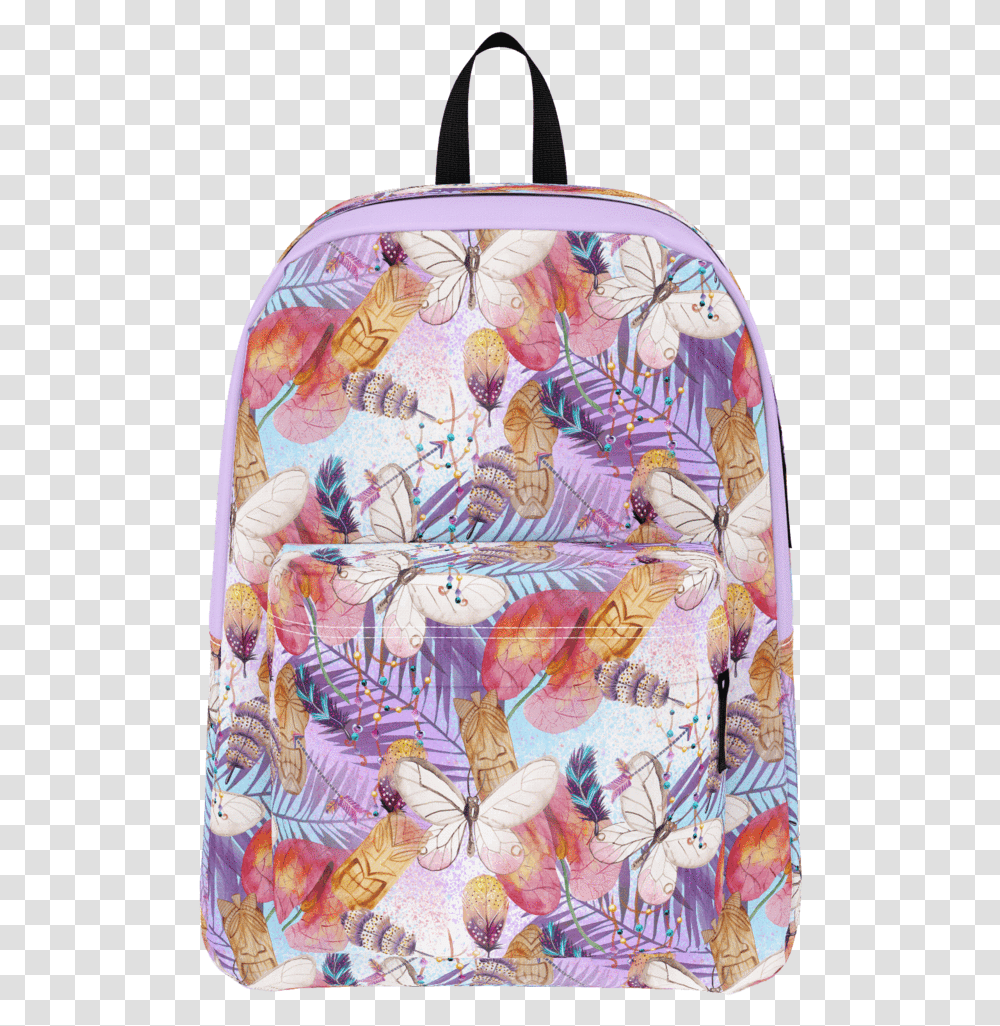 Boho Tiki Life Backpack Garment Bag, Outdoors, Painting Transparent Png