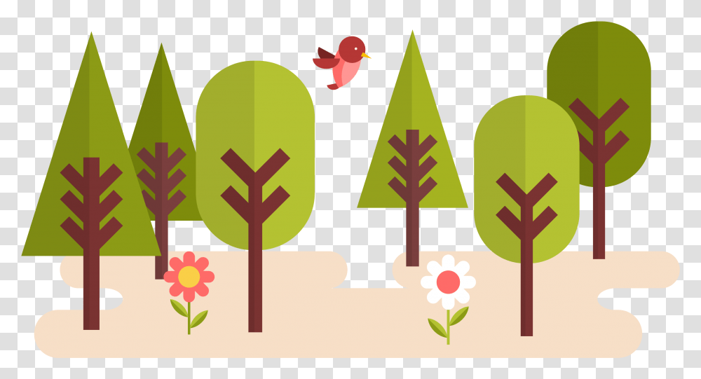 Boho Vector Tent Banner Free Library Tree Cartoon, Plant, Clothing, Apparel, Symbol Transparent Png