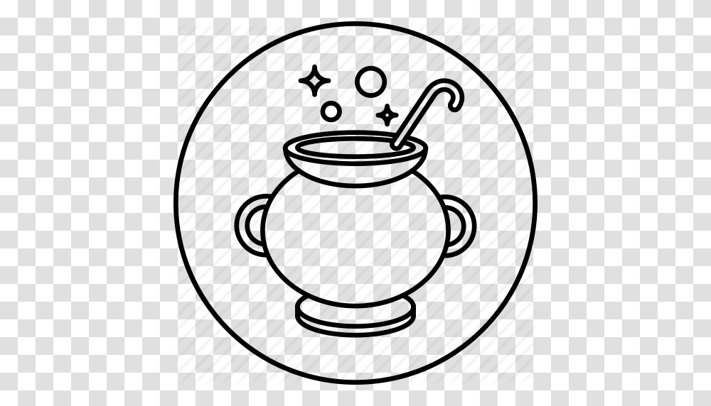 Boiling Brew Cooking Preparing Witches Icon, Pottery, Teapot, Jar, Lighting Transparent Png