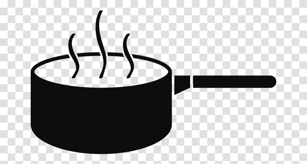 Boiling Pot Icon Clipart Download Black And White Pot Boiling Clipart, Dutch Oven Transparent Png