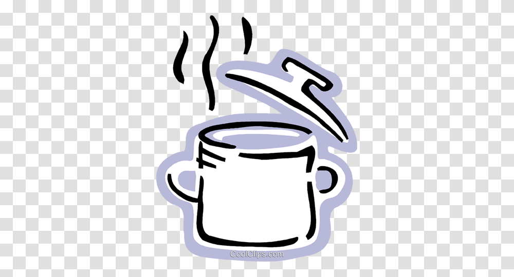 Boiling Pot Of Soup Royalty Free Vector Clip Art Illustration, Coffee Cup, Drawing Transparent Png