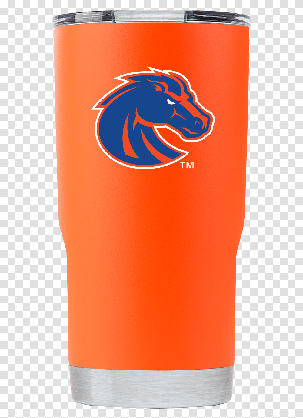 Boise State 20oz Orange Tumbler Cylinder, Bottle, Shaker, Beverage, Sunscreen Transparent Png