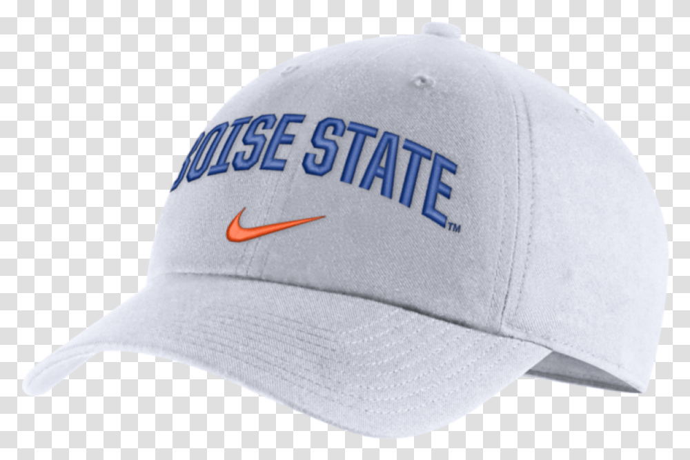 Boise State Broncos Nike H86 Arch Adj Hat White For Baseball, Clothing, Apparel, Baseball Cap Transparent Png