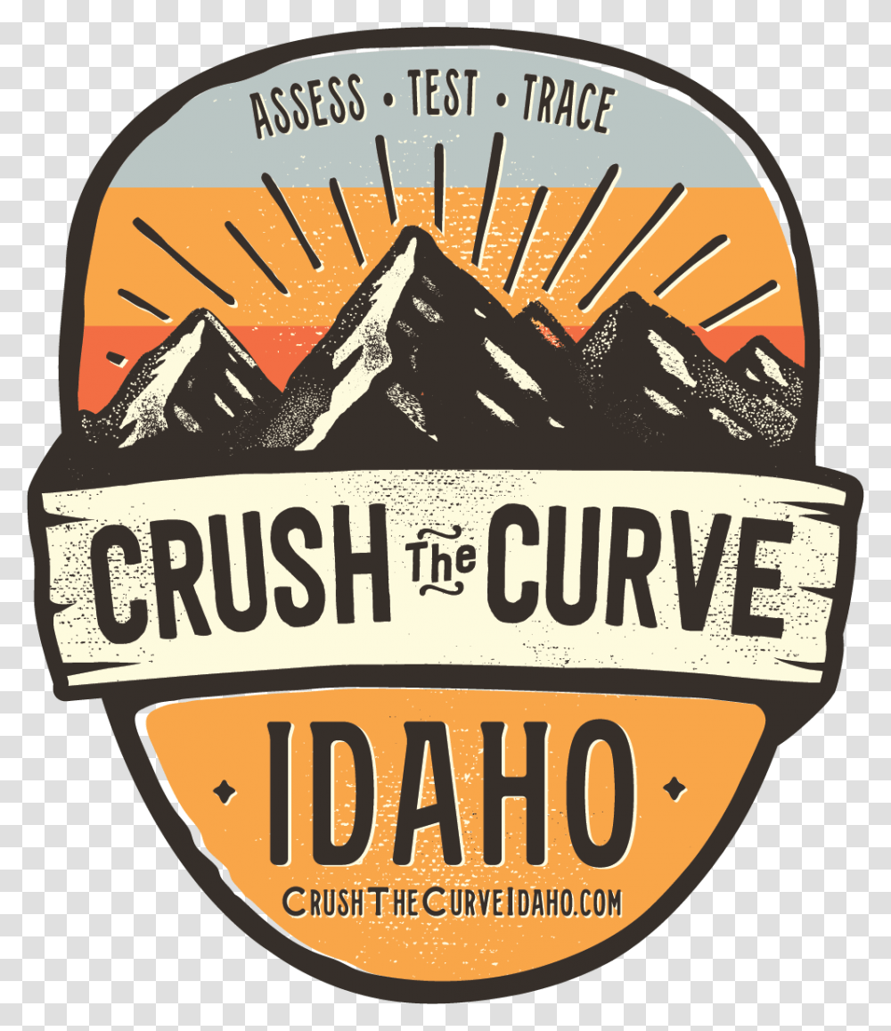 Boise State Football Staff Gets Tested For Coronavirus Crush The Curve Idaho, Logo, Symbol, Emblem, Badge Transparent Png
