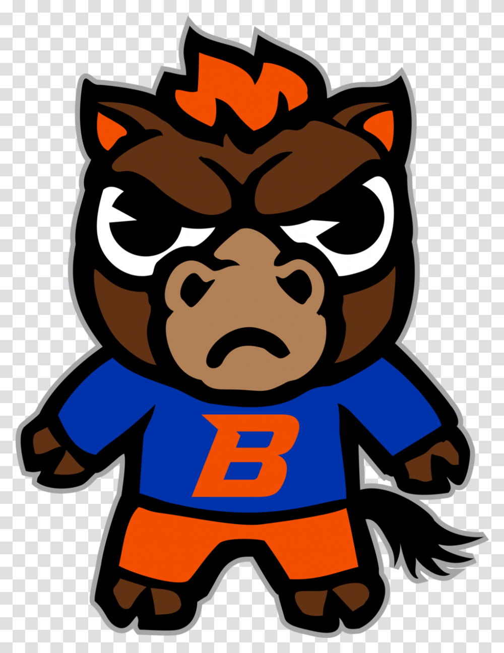 Boise State Tokyodachi, Label, Text, Mascot, Art Transparent Png