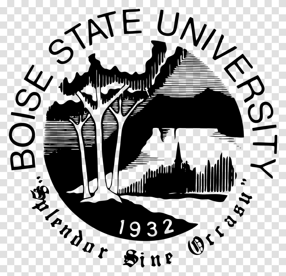 Boise State University Seal, Gray, World Of Warcraft Transparent Png