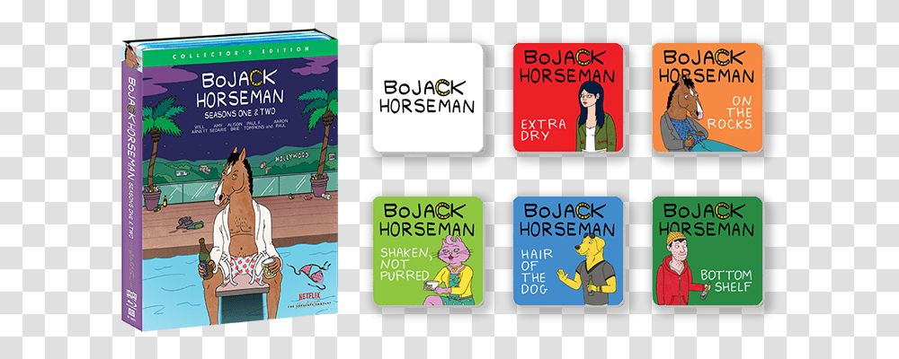Bojack Horseman Dvd Box Set, Person, Mammal, Animal Transparent Png