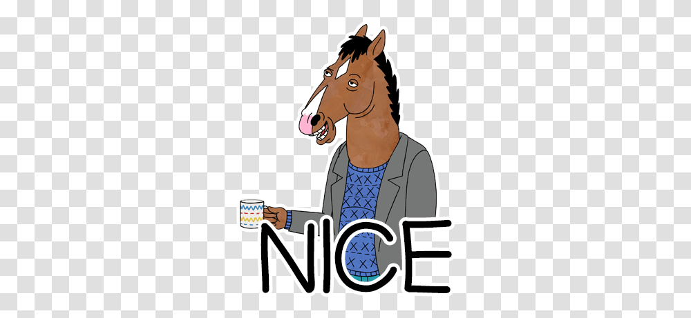 Bojack Horseman Is Netflixs First Bojack Horseman Stickers, Mammal, Animal, Performer Transparent Png