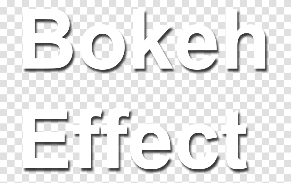 Bokeh Effect Poster, Number, Alphabet Transparent Png
