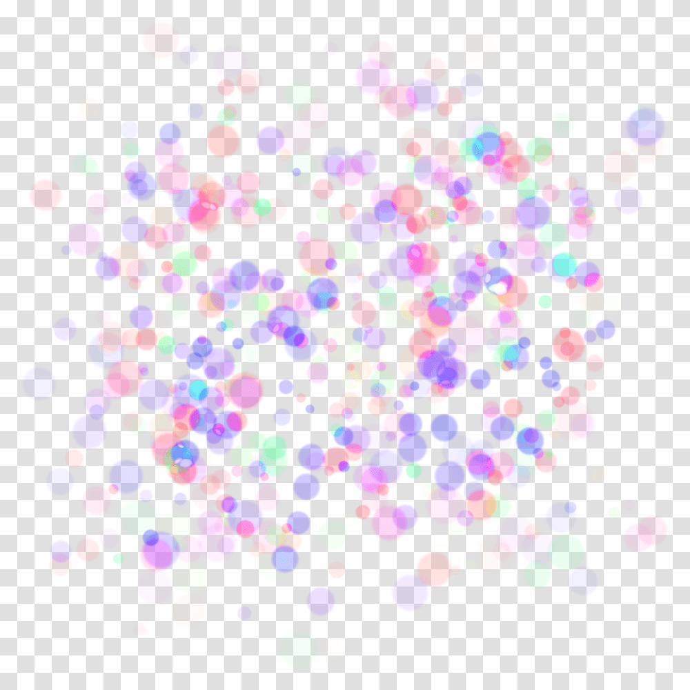 Bokeh Rainbows Dots Circle Glitter Glitch Sparkle Bokeh, Confetti, Paper, Purple, Rug Transparent Png