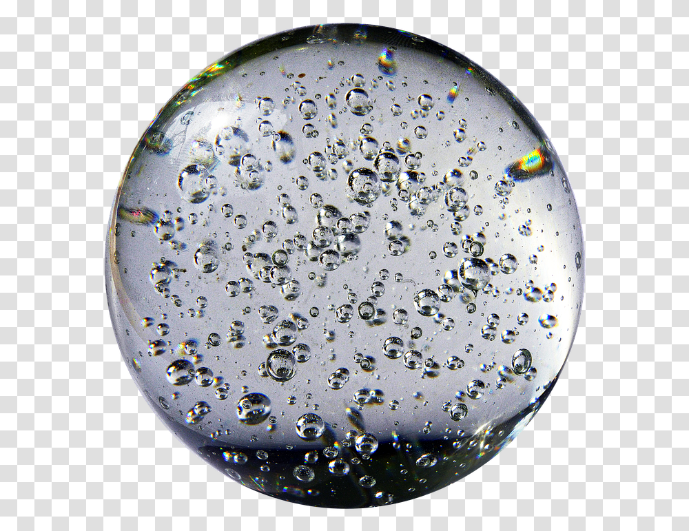 Bola De Cristal Golpe Burbujas De Aire Bola, Droplet, Rug, Bubble, Astronomy Transparent Png