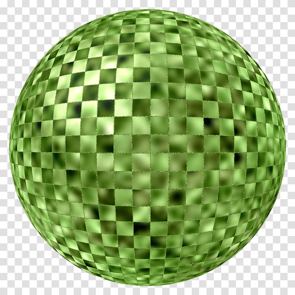 Bola Disco Meteora, Sphere, Ball, Rug, Green Transparent Png