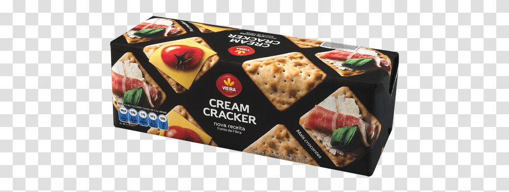Bolacha Cream Cracker Vieira, Bread, Food Transparent Png