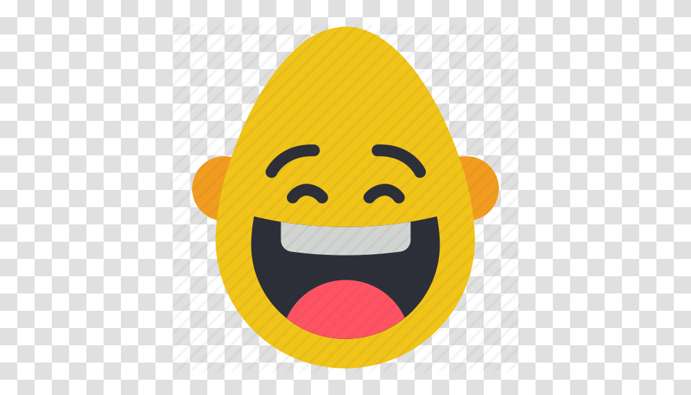 Bold Emojis Happy Laugh Lol Man Smiley Icon, Plant, Food, Egg Transparent Png
