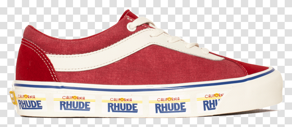 Bold Ni X Rhude Red Slip On Shoe, Footwear, Apparel, Suede Transparent Png