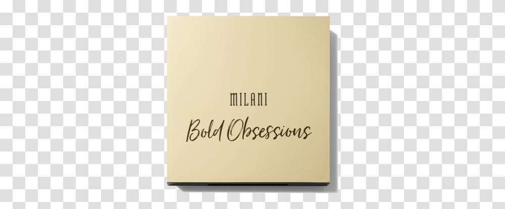 Bold Obsession Eyeshadow Palette Business Card, Handwriting, Scroll, Label Transparent Png