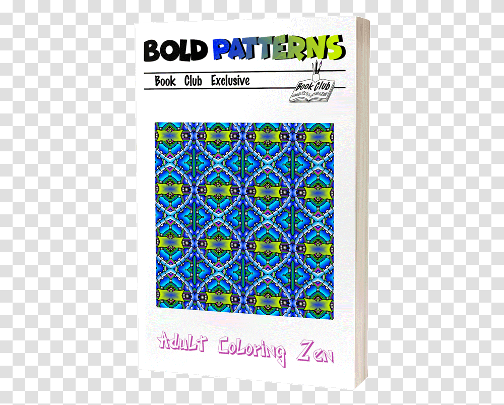 Bold Patterns Coloring Book Visual Arts, Rug, Tile, Stained Glass, Mosaic Transparent Png