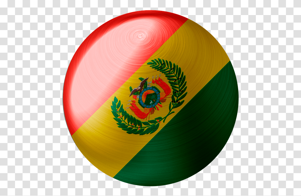 Bolivia Flag Country National Symbol Nation Circle, Balloon, Astronomy, Outer Space, Universe Transparent Png