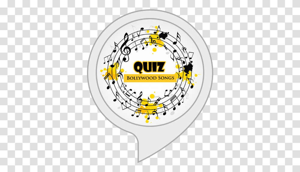 Bollywood Songs Quiz Alexa Skill Clip Art Music Notes Green, Clock Tower, Architecture, Building, Racket Transparent Png