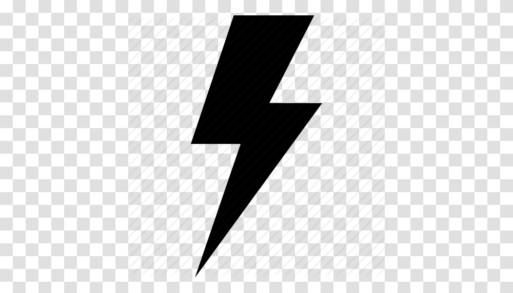 Bolt Electricity Flash Lightning Power Storm Thunder Icon, Silhouette, Hand Transparent Png