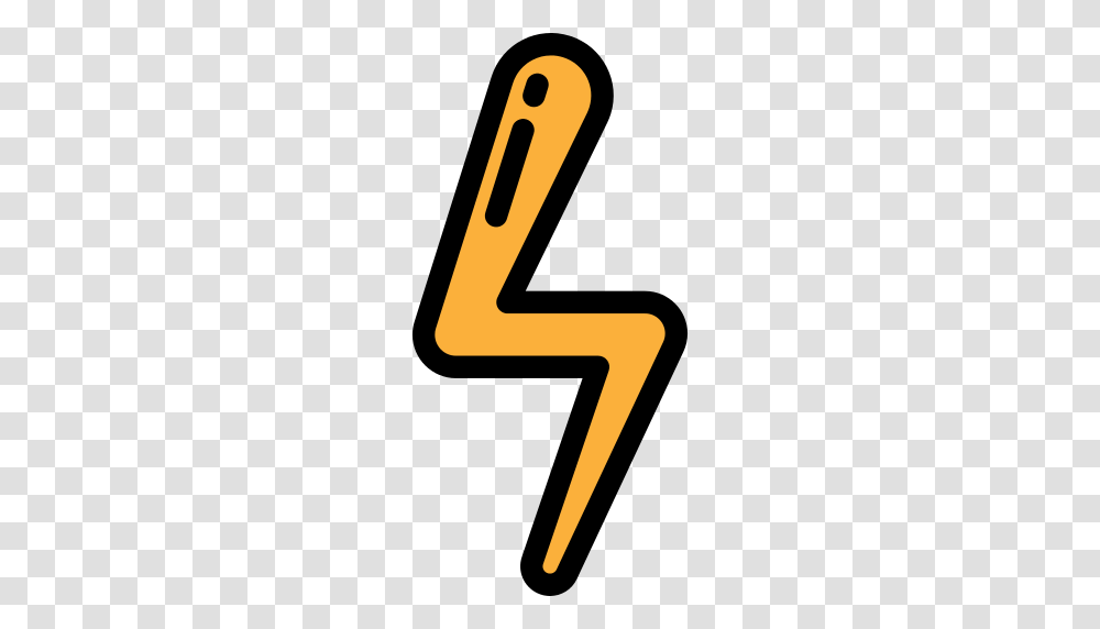 Bolt Icon, Number, Sign Transparent Png