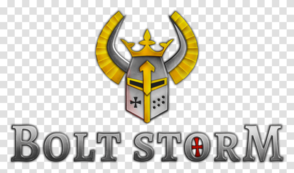 Bolt Storm Logo Crest, Trademark, Emblem, Cross Transparent Png