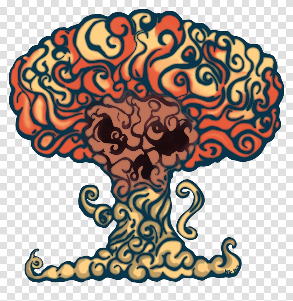Bomb Atomically, Pattern, Drawing Transparent Png
