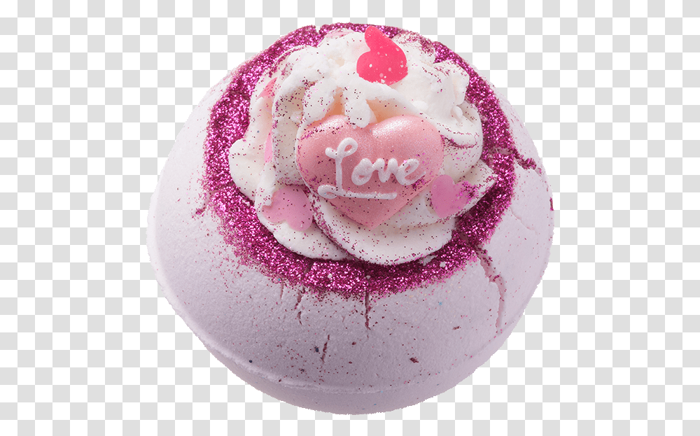 Bomb Cosmetics Bath Blaster Fell In Love With A Swirl, Icing, Cream, Cake, Dessert Transparent Png