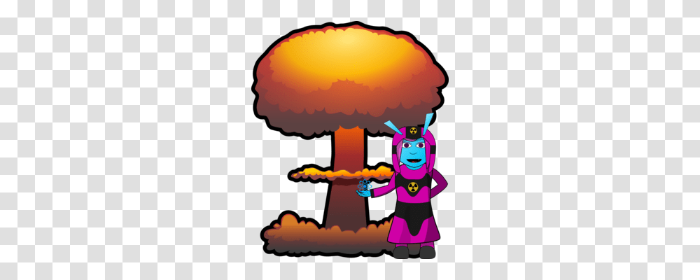 Bomb Nuclear Weapon Explosion Cartoon, Toy, Head, Outdoors, Fire Transparent Png