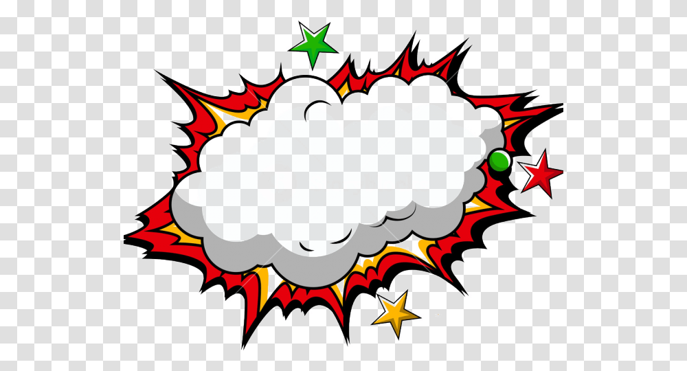 Bomb Pop Clipart Comic Clouds, Poster, Advertisement, Star Symbol Transparent Png