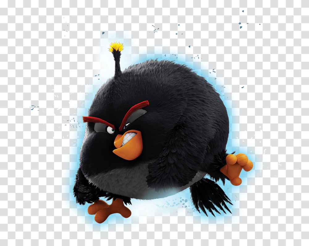 Bomb The Angry Birds Movie, Animal, Penguin Transparent Png
