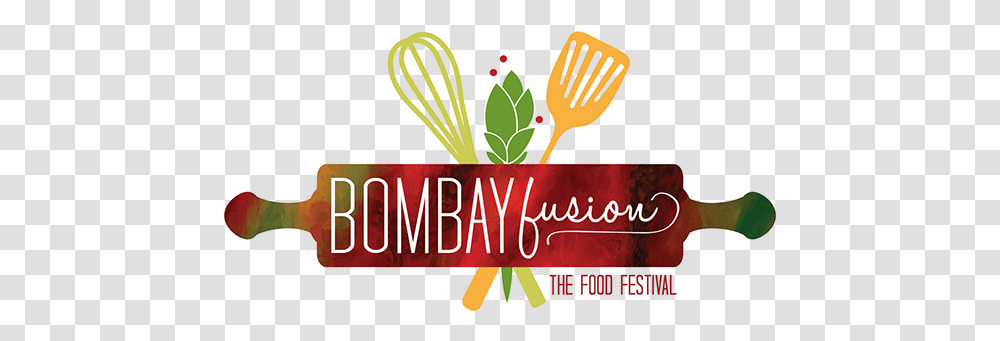 Bombay Fusion Food Festival Logo Design For Food Blog, Cutlery, Text, Book, Advertisement Transparent Png