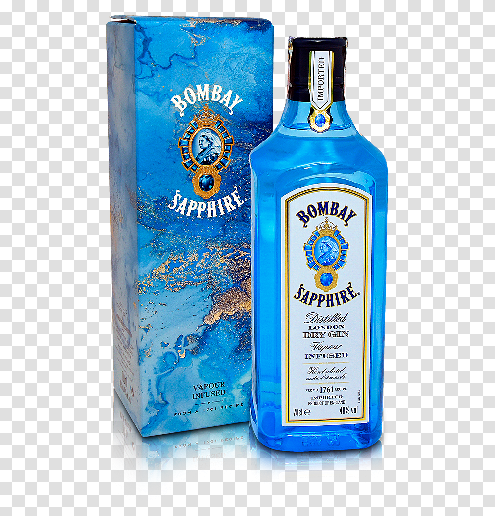 Bombay Sapphire Download Bombay Sapphire Gin, Liquor, Alcohol, Beverage, Drink Transparent Png