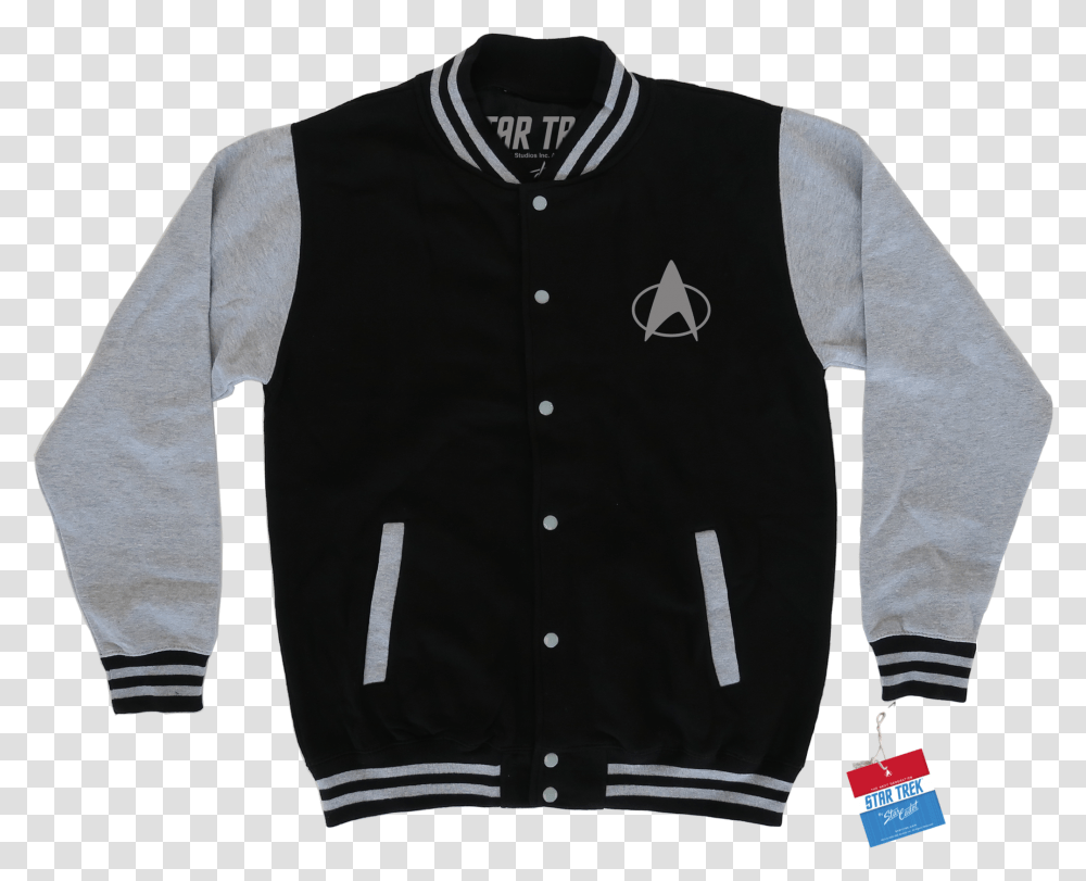 Bomber JacketClass Star Trek Enterprise Sweater, Apparel, Coat, Vest Transparent Png