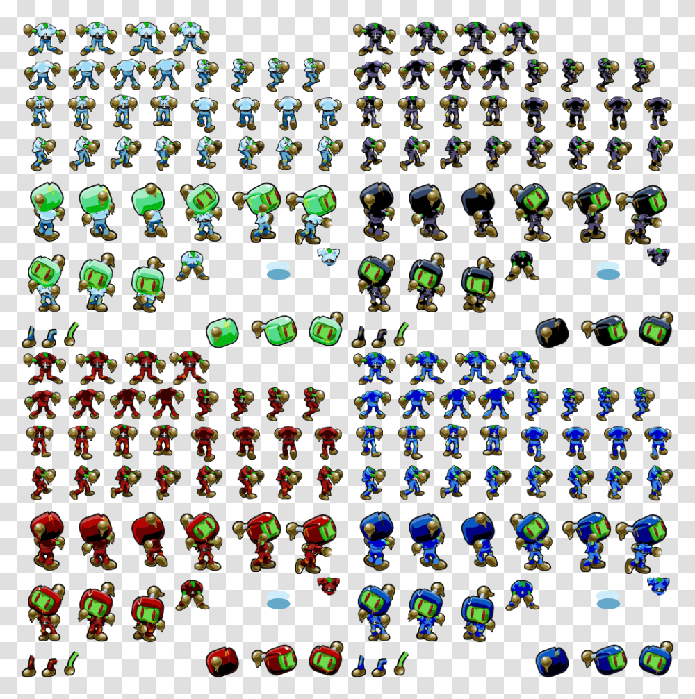 Bomberman Sprite Spriters Resource Zombie, Rug, Pac Man, Bubble Transparent Png