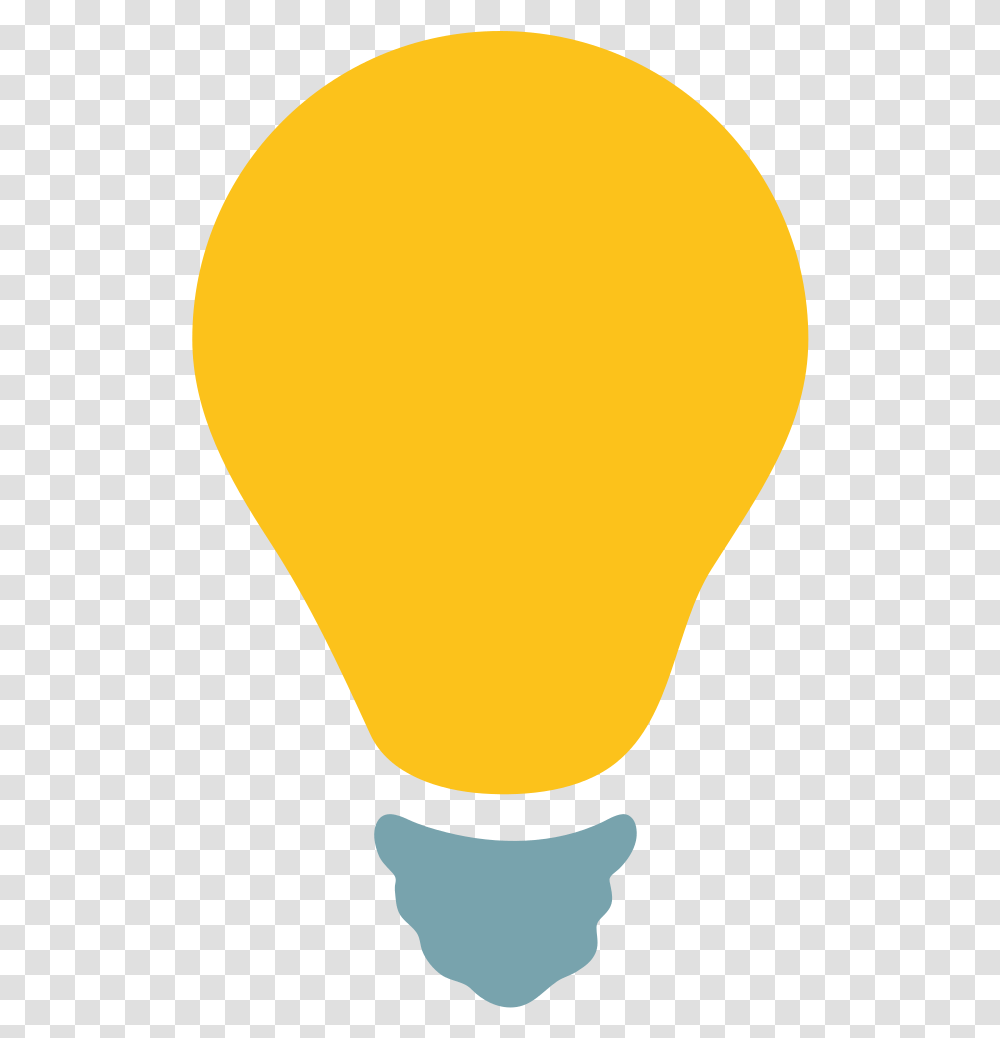 Bombilla Emoji, Light, Lightbulb, Balloon Transparent Png