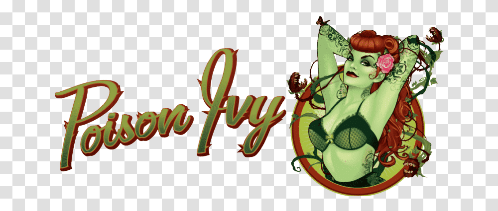 Bombshells Poison Ivy Logo Comic Poison Ivy Logo, Wasp, Bee, Insect Transparent Png