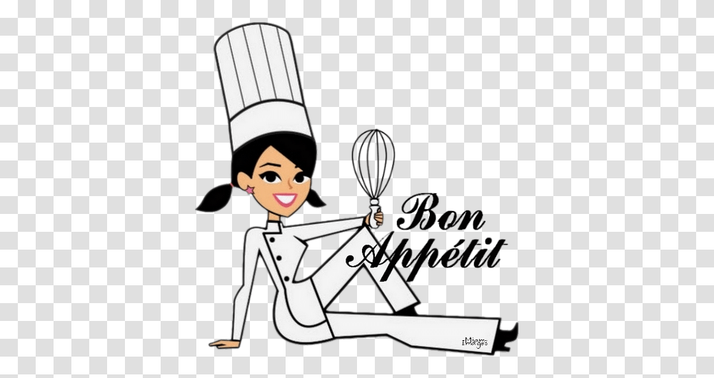 Bon Dessin Femme Chef Cuisinier Transparent Png